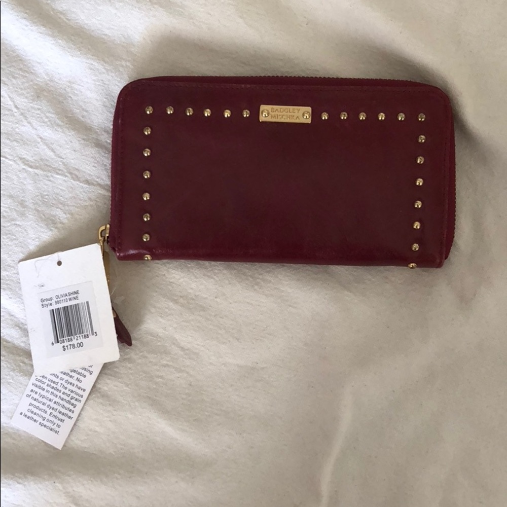 Brand new Badgley Mischka Red Wallet